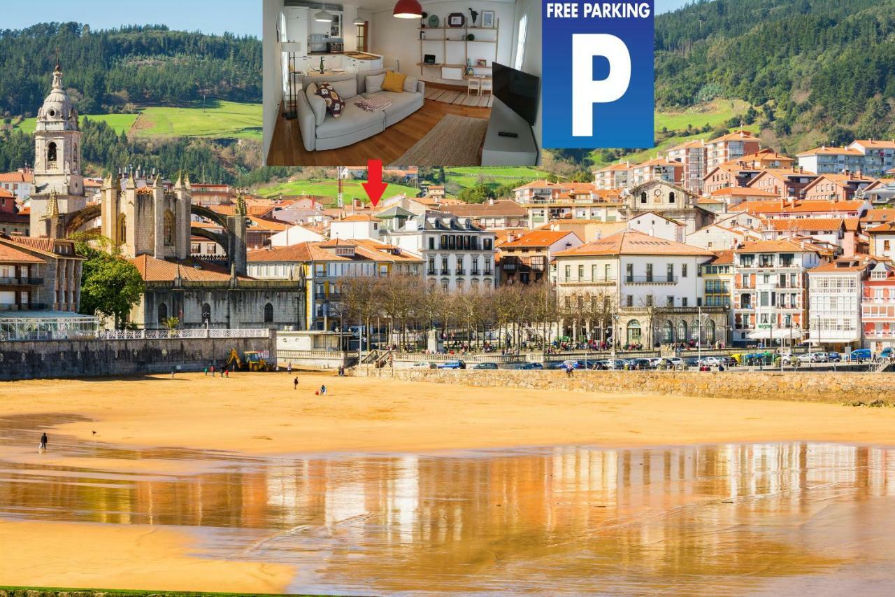 Elizape Con Ascensor Y Parking Gratis Apartamento Lequeitio Exterior foto